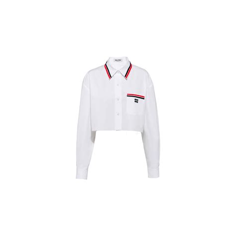 miu miu top white|michael miu shirt.